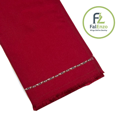 Falenzo Black Nylon Wool Shawl – Premium Winter Comfort & Style