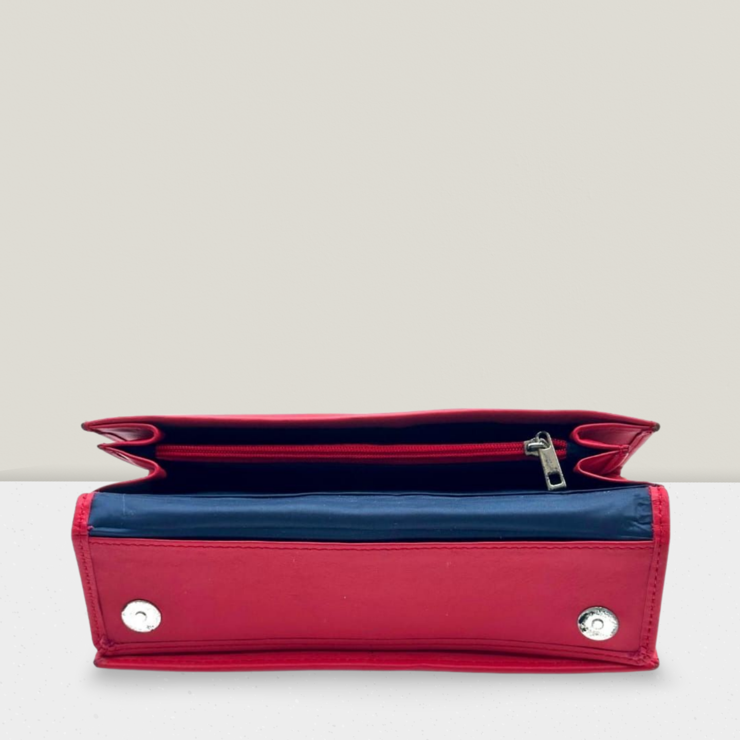 "Elegant Red Leather Handbag for Women – Small Top Handle Purse Perfect for Parties, Weddings, Evening Outfits & Casual Wear | Falenzo"