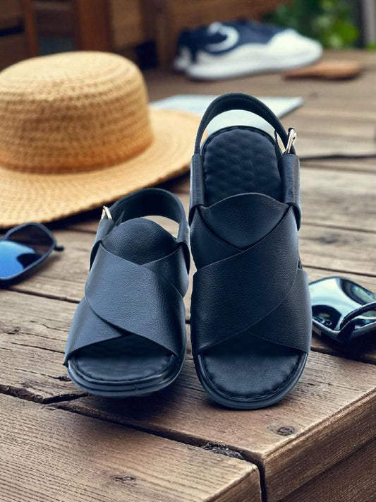Classic Cross-Strap Sandal