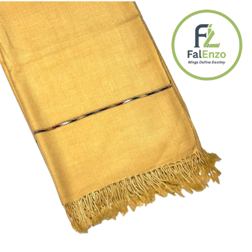Falenzo Cream Colour Pashmina Shawl (72 single count and 600gm)
